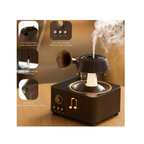 JB Impex Vintage Record Player Aroma Diffuser – USB Ultrasonic Humidifier with Ambient Light(14 Years+)