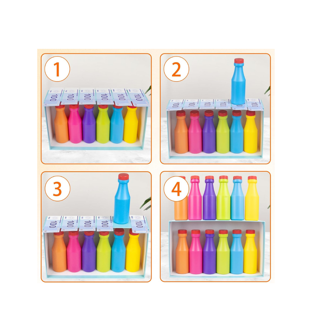JB Impex Bottle Color Matching Game – Educational Color Sorting & Memory Game for Kids and Family 3+ Years
