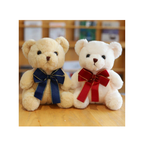 Premium Soft Teddy Bear Plush Toy with Decorative Ribbon Cute Stuffed Animal for Kids & Gifting