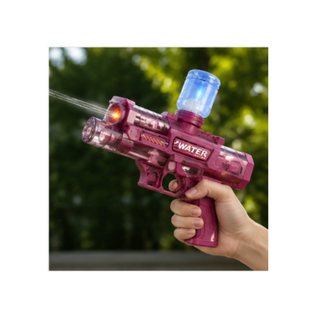 MM Toys , Electric Water Gun Toy with Light & Sound Effects (Automatic Water Blaster) colour as per availability (3-14 Years)n