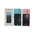 3-in-1 LCD Writing Tablet with Pencil Box & Calculator - Reusable Drawing Pad