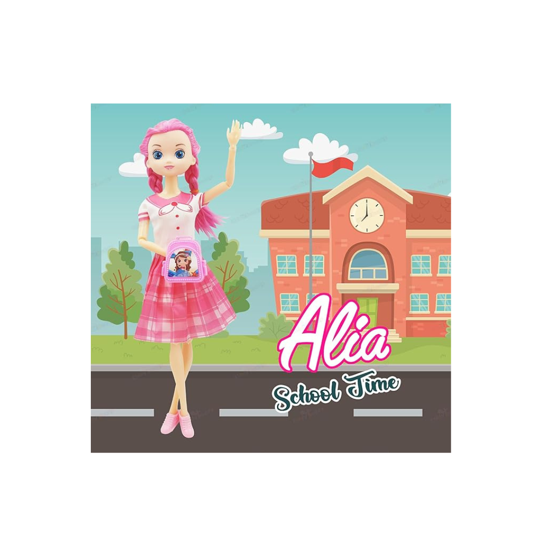 JUGU School Time Alia Doll Set with Accessories