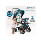MeeMee Little Explorer Baby Stroller for 0-4 Years, Baby & Kids, 5 Point Safety Harness Pram