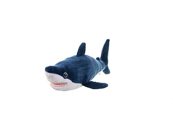 Wild Republic Cuddlekins Mako Shark Plush Toy for Kids | Soft Stuffed Ocean Animal Gift