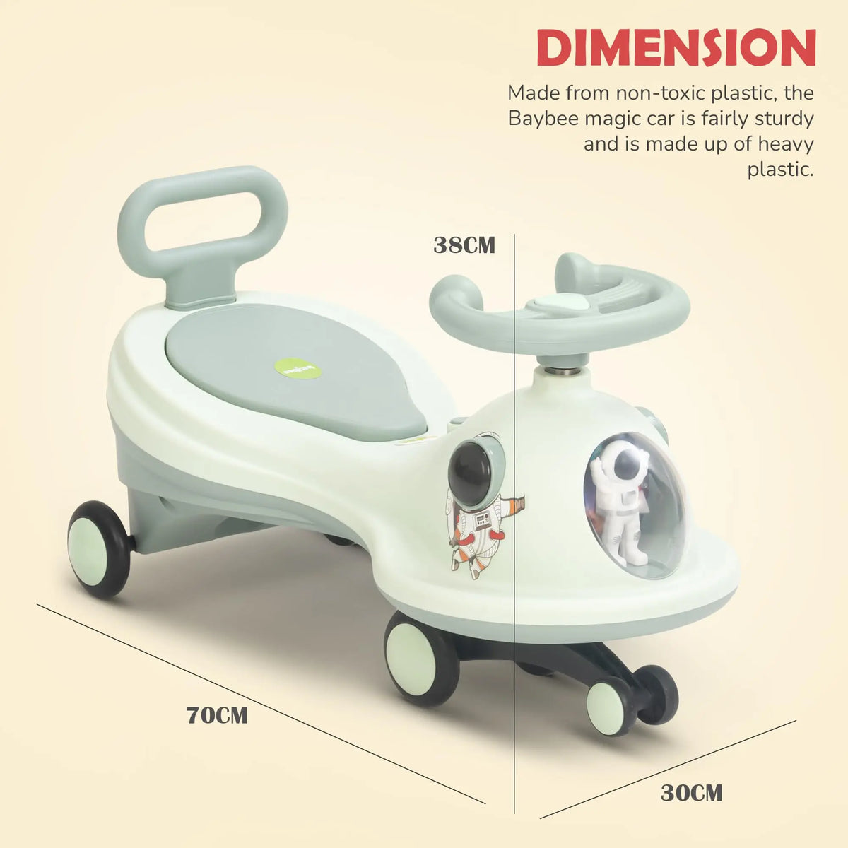 Baybee Astro Baby Swing Car for Kids