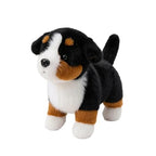 Realistic Bernese Mountain Dog Plush Toy for Kids | Soft Stuffed Puppy with Floppy Ears