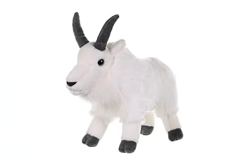 Wild Republic Mountain Goat Plush Toy for Kids | Cuddlekins Stuffed Animal Gift