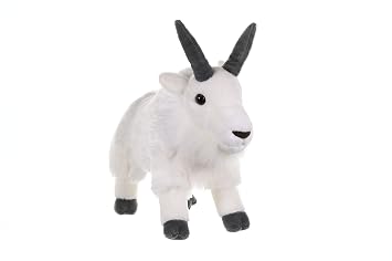 Wild Republic Mountain Goat Plush Toy for Kids | Cuddlekins Stuffed Animal Gift