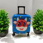 Kids 18-Inch Hard Shell Trolley Bag | 4-Wheel 360° Spinner Travel Luggage for Kids