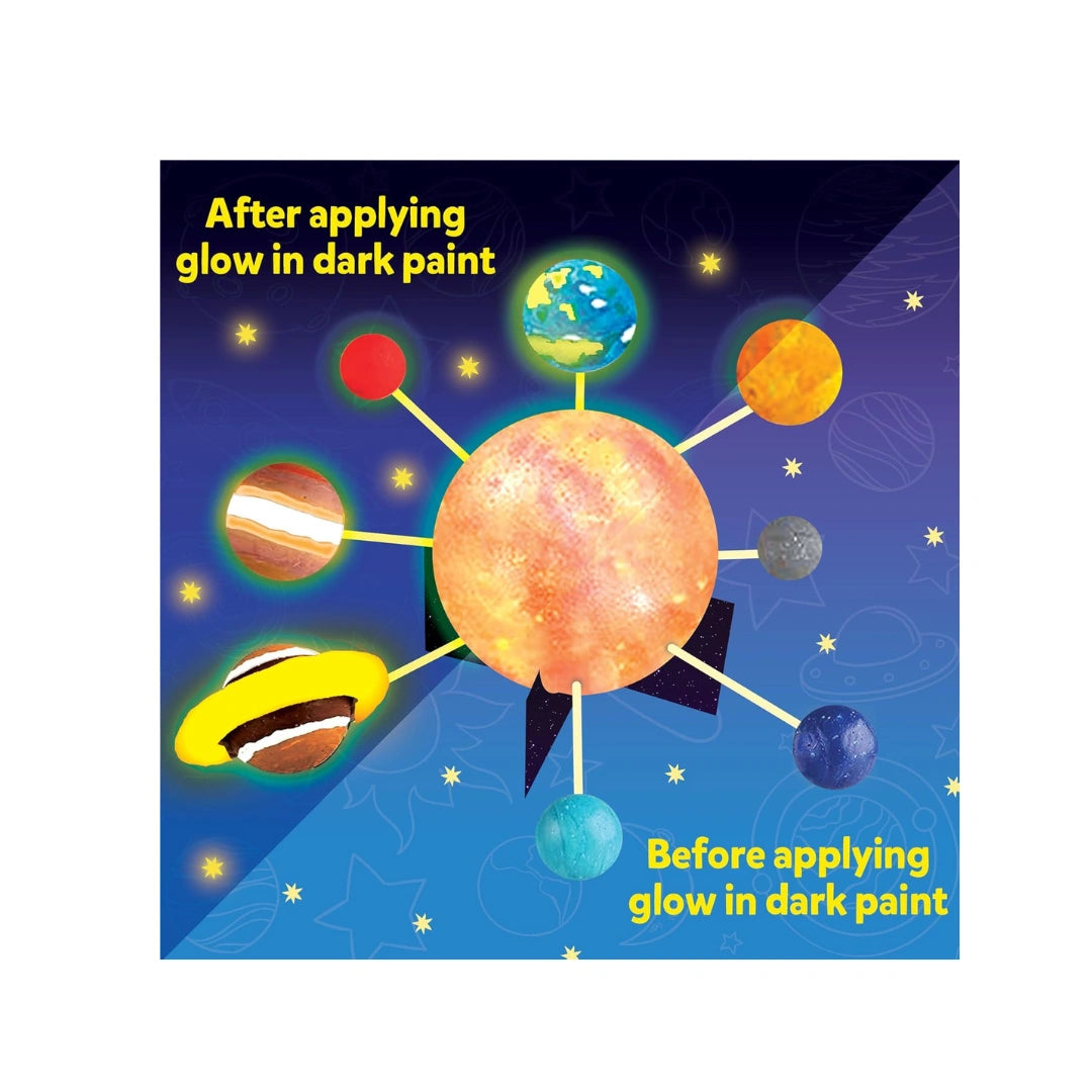 Little Berry Solar System Model Kit, DIY Space Learning & Art Craft Kit for School Projects and Home Learning (5 Years+)
