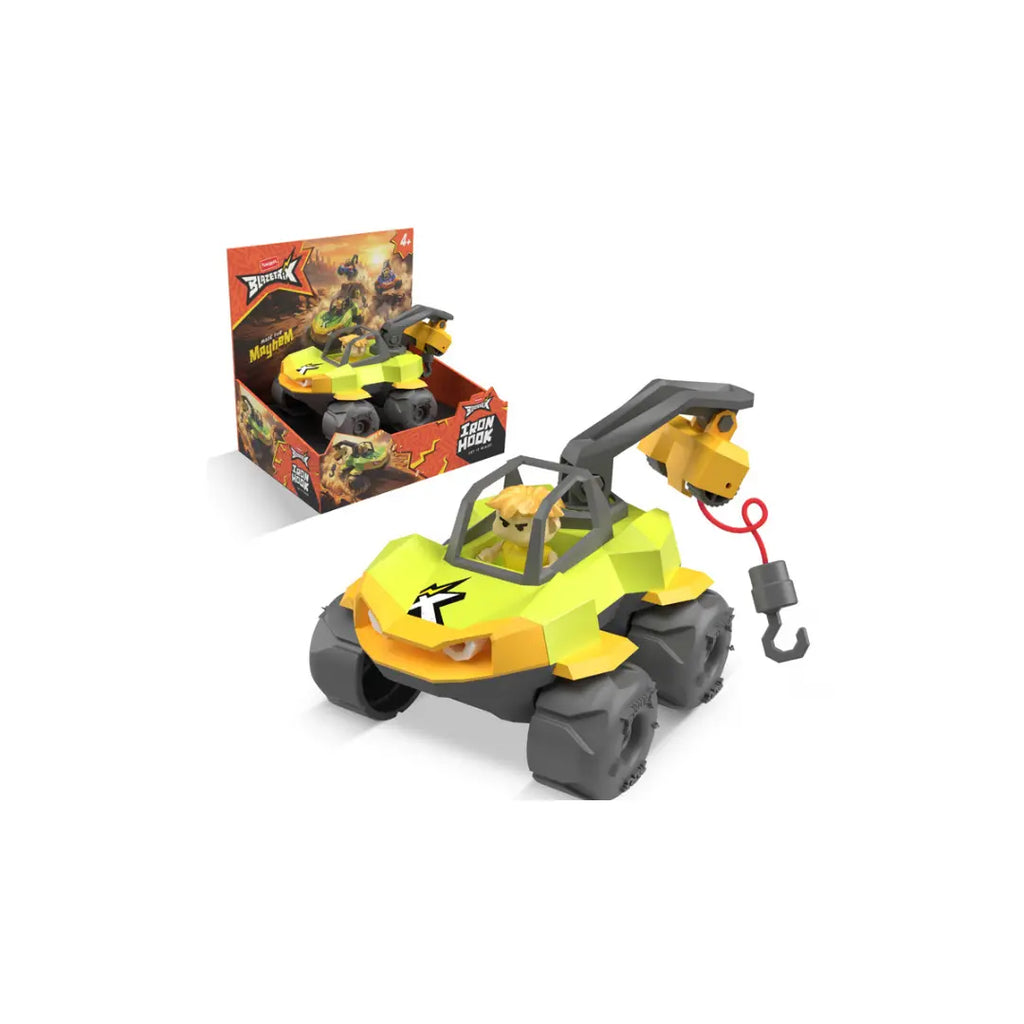 Funskool Blazetrix Iron Hook 109 Push and Glide Tow Truck Toy for Kids Age 4 Years and Above