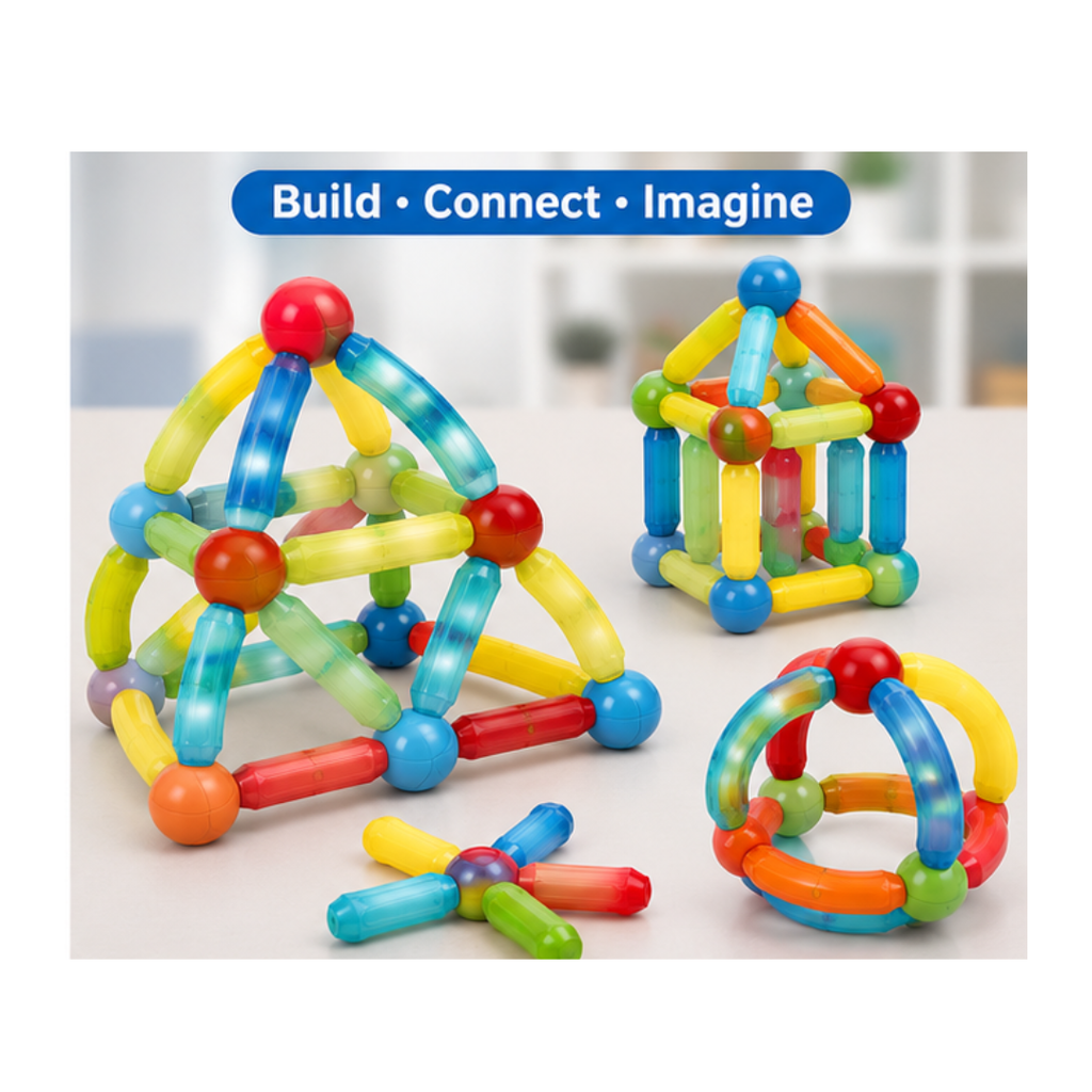 Light Magnetic Sticks Blocks (36 PCS) STEM Educational Building Set