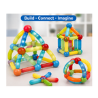 Light Magnetic Sticks Blocks (36 PCS) STEM Educational Building Set