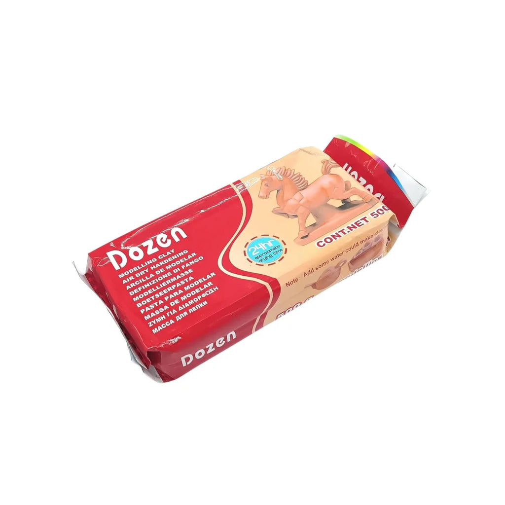 Brown Terracotta Air Dry Clay 500g - Natural Modelling Clay, DIY & Crafts