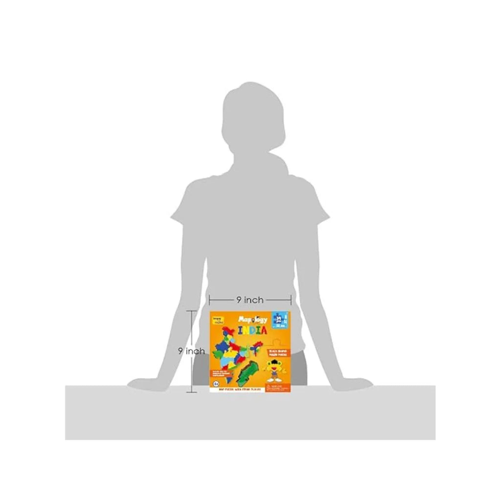 Imagimake India Map Puzzle · 34 State-Shaped Pieces · Ages 4–8 · Learn All States