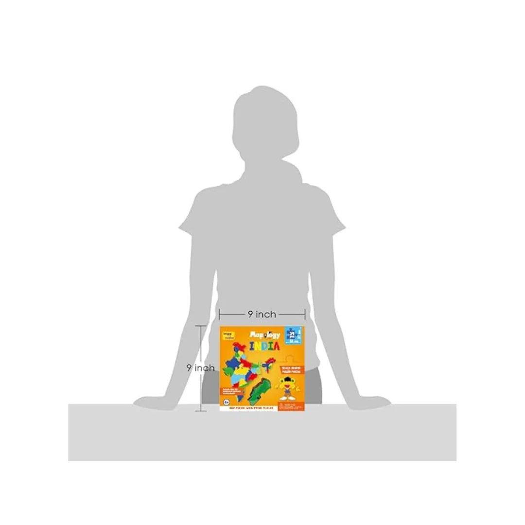 Imagimake India Map Puzzle · 34 State-Shaped Pieces · Ages 4–8 · Learn All States