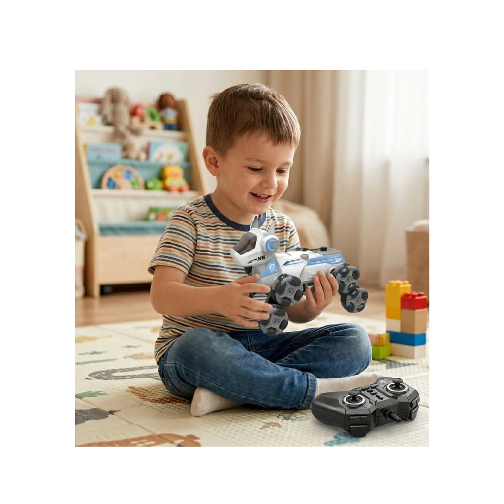 Toyrush Stunt Dog – Fully Remote Control Stunt Dog for Kids(3+years)
