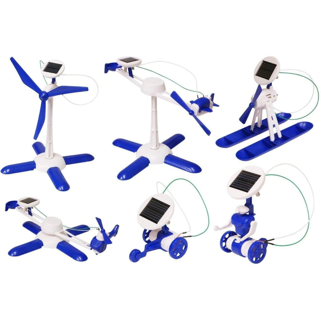 6-in-1 Educational Solar Energy Kit – DIY Solar Powered Model Building Set
