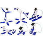 6-in-1 Educational Solar Energy Kit – DIY Solar Powered Model Building Set