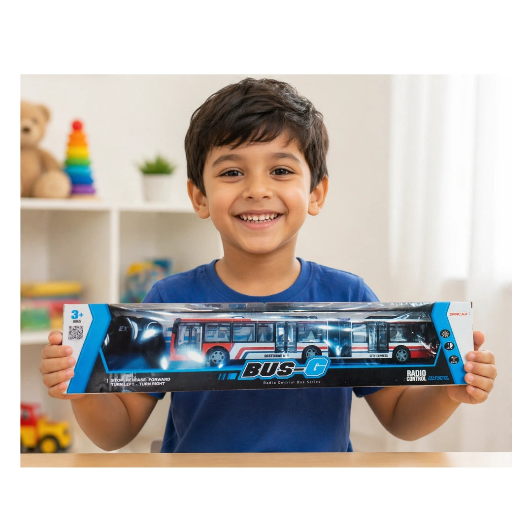 1:16 Scale Remote Control City Express Articulated Bus Toy