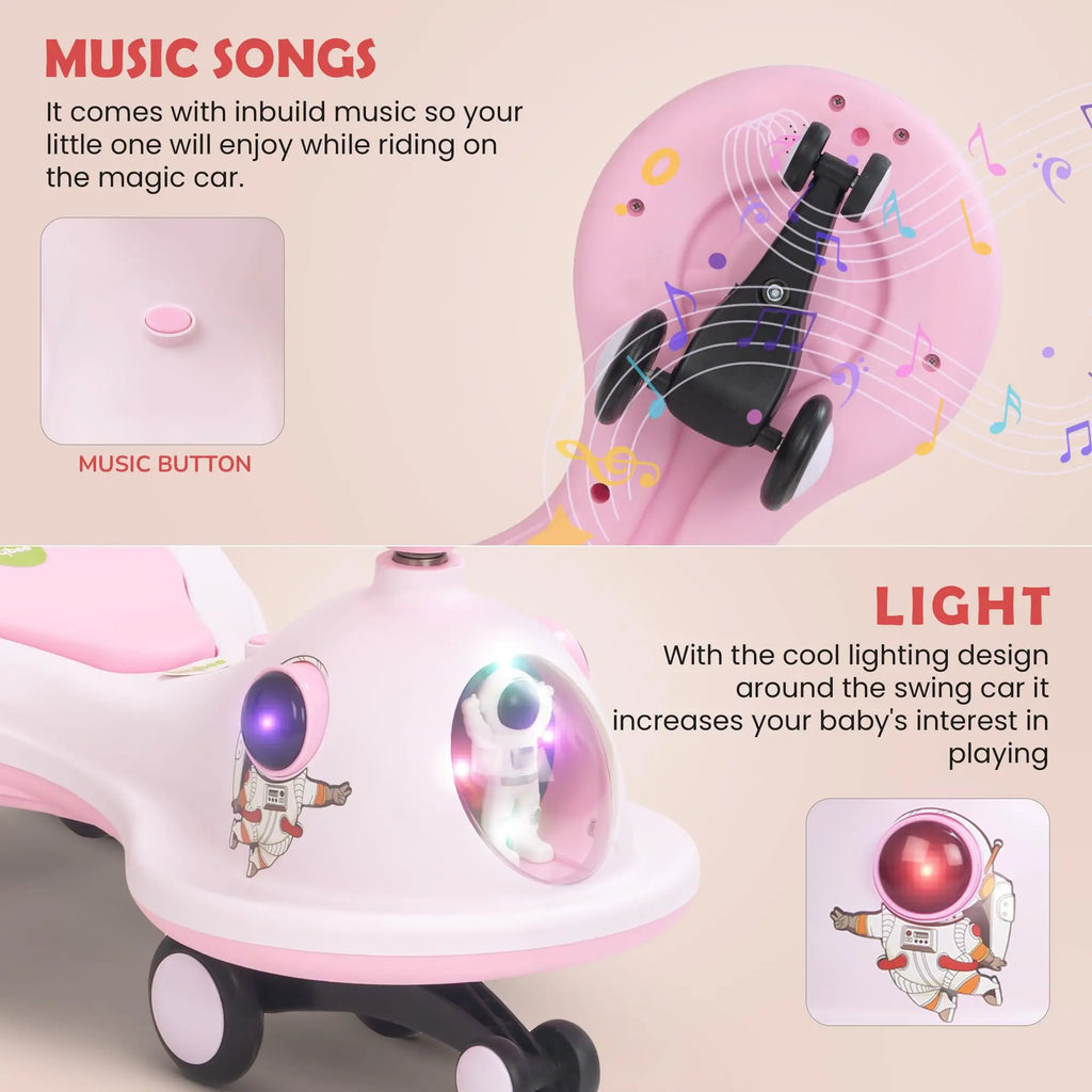 Baybee Astro Baby Swing Car for Kids