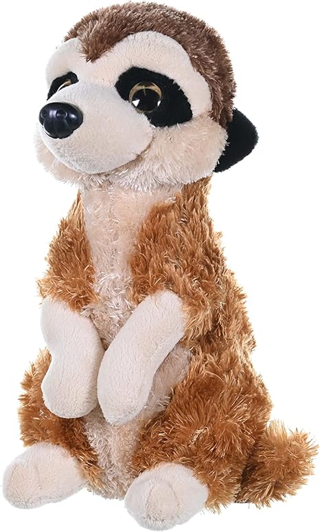 Wild Republic Cuddlekins Mini Meerkat Plush Toy | Cute Stuffed Animal for Kids