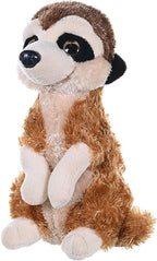 Wild Republic Cuddlekins Mini Meerkat Plush Toy | Cute Stuffed Animal for Kids