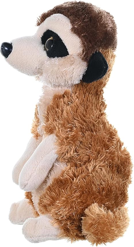 Wild Republic Cuddlekins Mini Meerkat Plush Toy | Cute Stuffed Animal for Kids