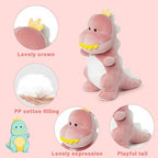 Cute T-Rex Dinosaur Plush Toy for Kids | Super Soft Stuffed Dinosaur Pillow and Gift