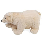 Wild Republic Mom and Baby Polar Bear Plush Toy Set | Cute Stuffed Animals for Kids