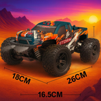 1:18 Scale 4WD Remote Control Car RC Car 2.4GHz Remote Control Monster Truck Outdoor & Indoor Play 4WD OFF-ROAD RC MONSTER TRUCK