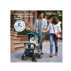 MeeMee Little Explorer Baby Stroller for 0-4 Years, Baby & Kids, 5 Point Safety Harness Pram
