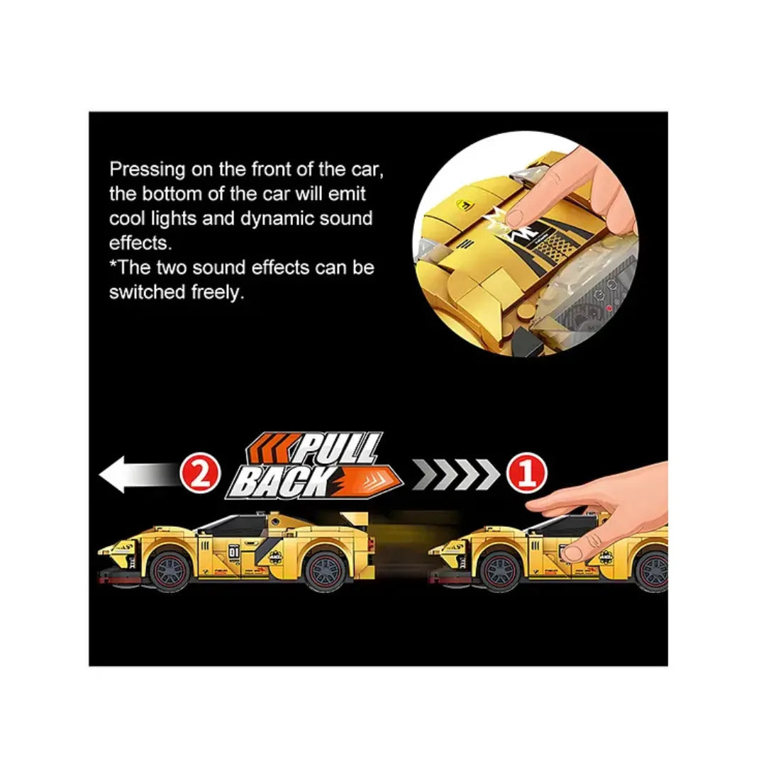 TY Sports Car Racing Model Building Blocks Construction Toy Creative Toy-29