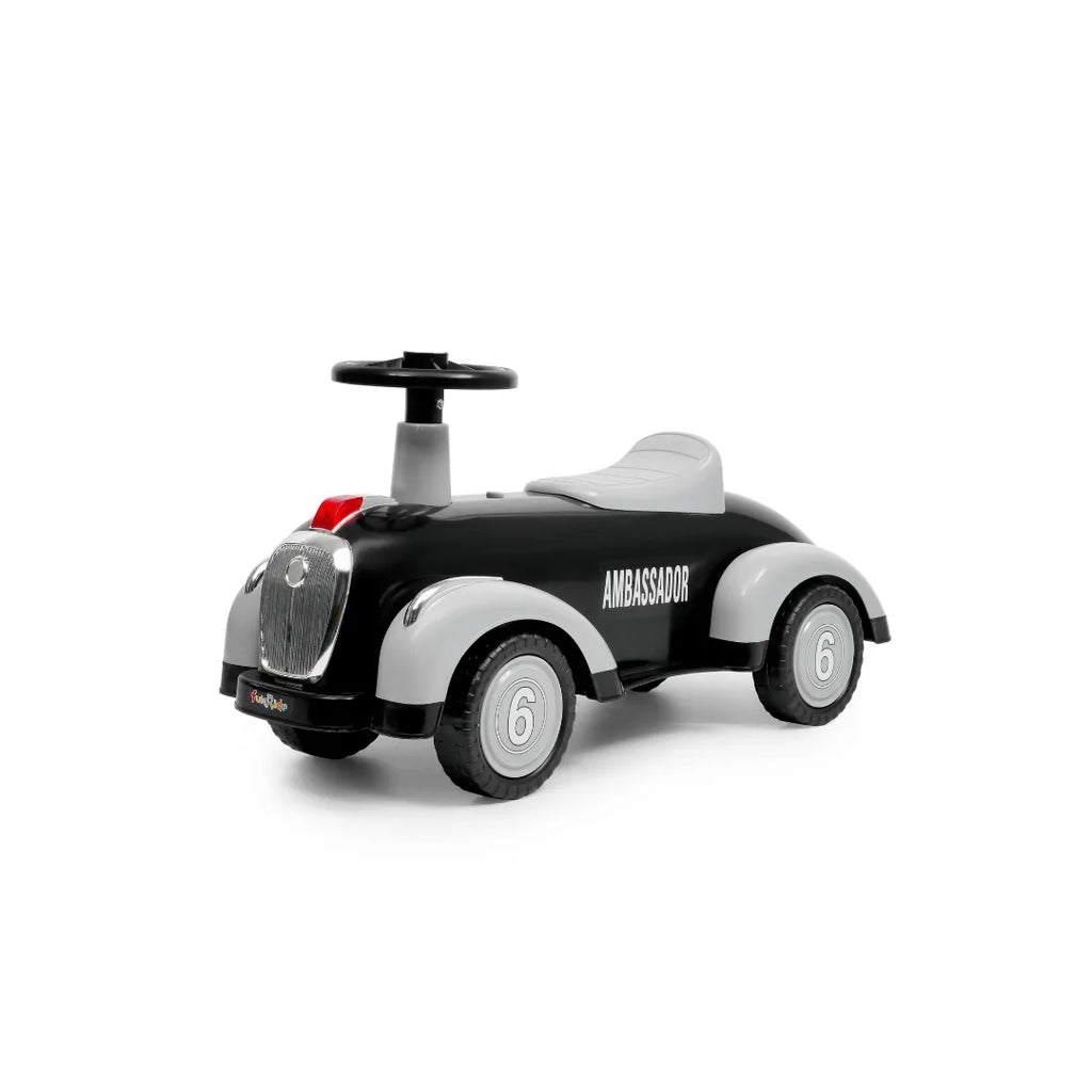 Kids Push and Ride Racer, Vintage Design Ride On Push Car with Horn, Music, Light - 1 to 3 Years Universal Wheels, Kids Indoor/Outdoor Toy Car for Boys and Girls - (Upto 20 Kg)