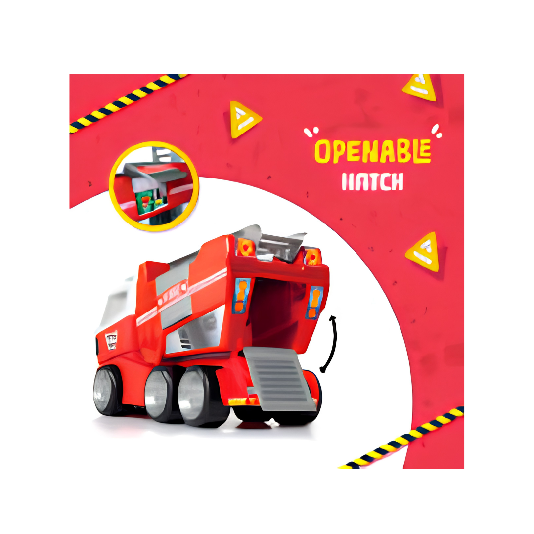 Funskool MOLTO Fire Truck Toy, Fire Rescue Vehicle for Kids, Pretend Play Toy, Age 3+