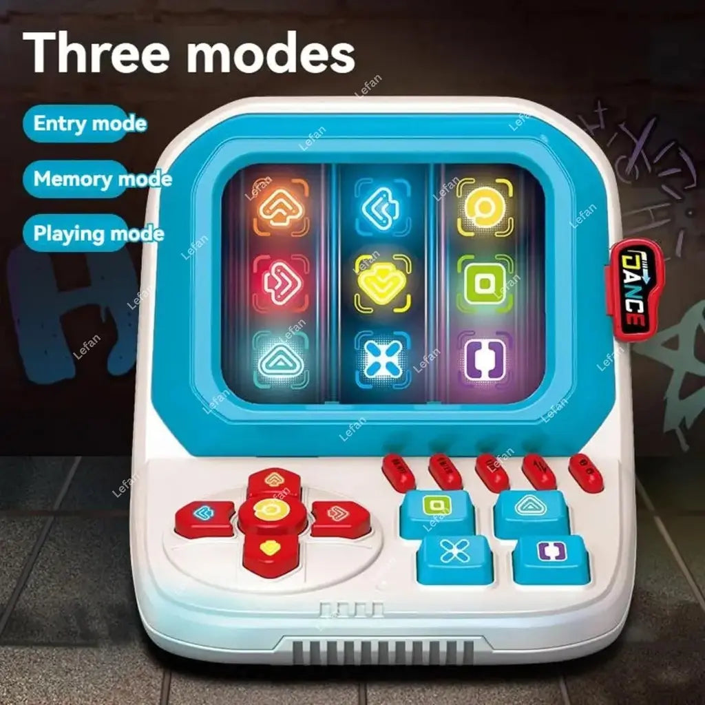 UB Collections Tabletop Electronic Finger Dance Rhythm Arcade Game with Light-Up Display & Musical Push-Button Console (3+ Years)
