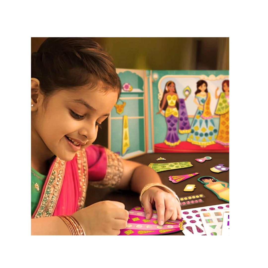 MG02 Magnetic Dress Up - Indian Princess ]849