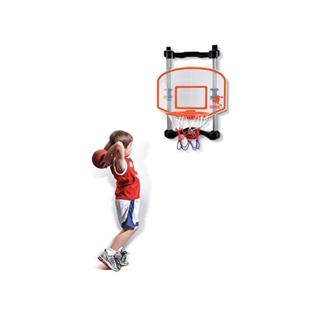JB Impex Electronic Over-the-Door Basketball Hoop Set with Score Counter & Sound Effects 3+ Years