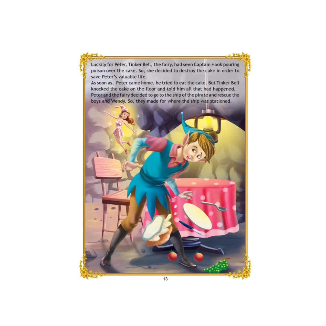 Dreamland Peter Pan Fairy Tale Book, Uncle Moon’s Magical Illustrated Journey to Neverland with Peter Pan, Wendy and Tinker Bell (4 Years+)