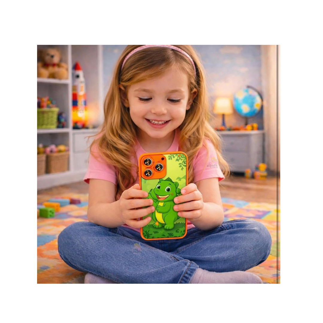 Educational Phone Toy – Type-C Rechargeable, 28 Learning Functions (English & Hindi)