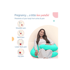 LuvLap Maternity Pillow for Pregnancy Sleeping, Maternity Pillow for Pregnant Women, C-Shaped Pillow, Full Body Pillow, Washable Cover, Ideal for Pregnant Women & Nursing Moms