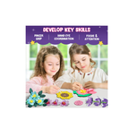 Smartivity Poke Art Flower Making Kit for Kids, Art & Craft Kit,Create 8 Beautiful Flowers with Pot,DIY Fun Activity Kit (4-10 Years)