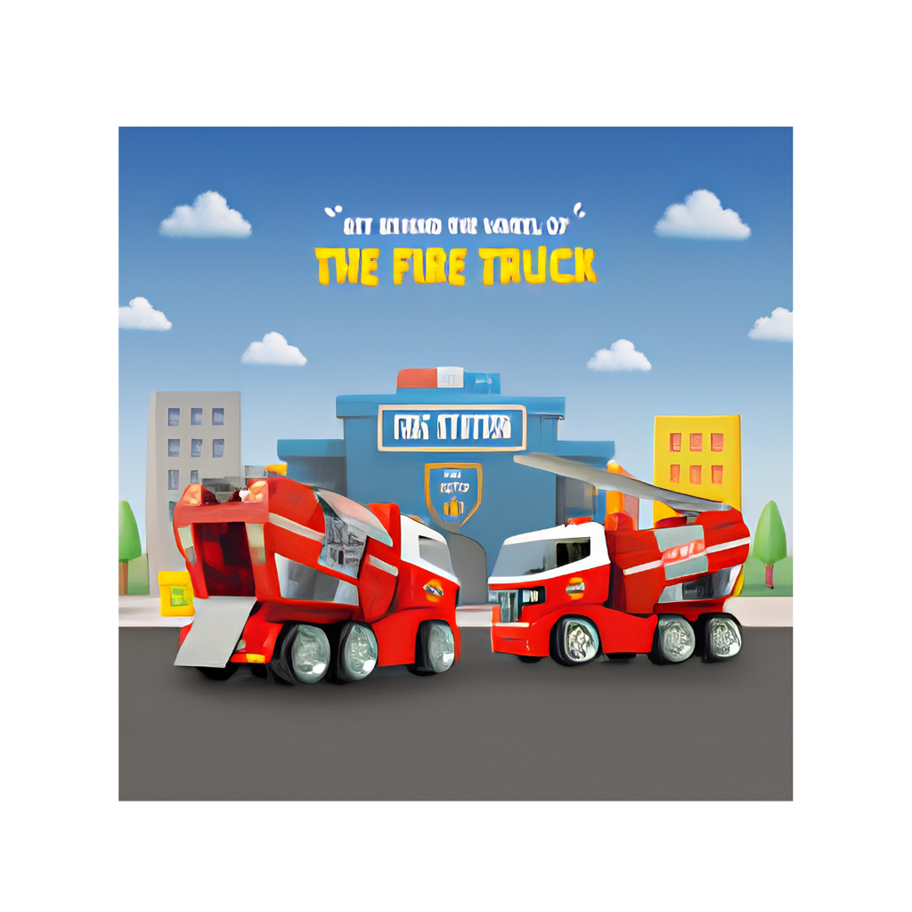 Funskool MOLTO Fire Truck Toy, Fire Rescue Vehicle for Kids, Pretend Play Toy, Age 3+