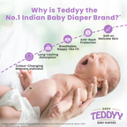 TEDDYY Baby Diapers Easy New Born, 2-5 kgs, Long Lasting Absorption, Anti-Rash