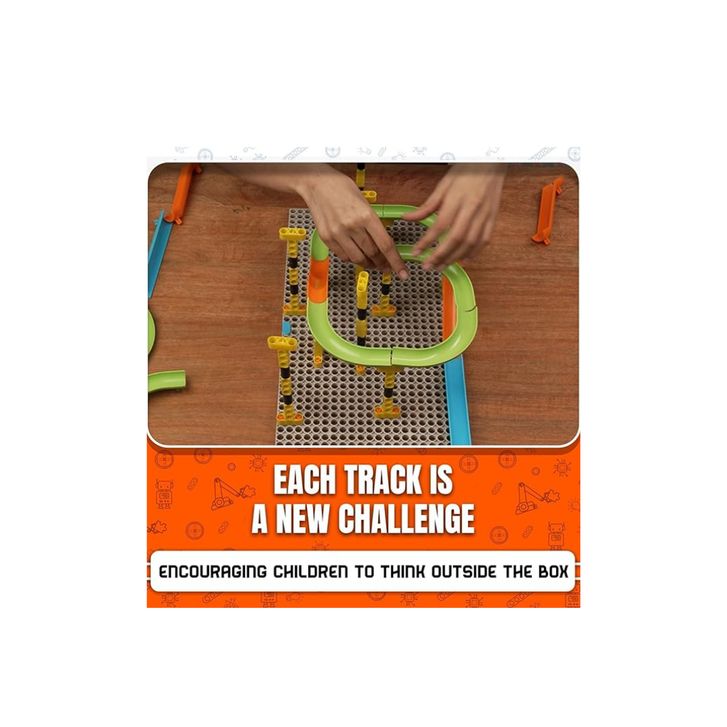 Marble Run Building Set – 118-Piece STEM Construction Track