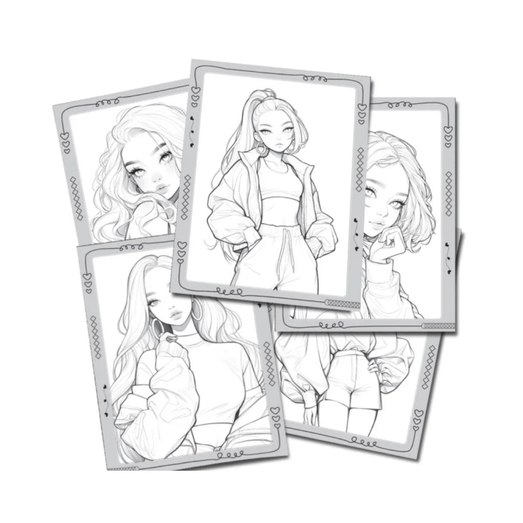 STYLE STARS COLORING BOOK 1