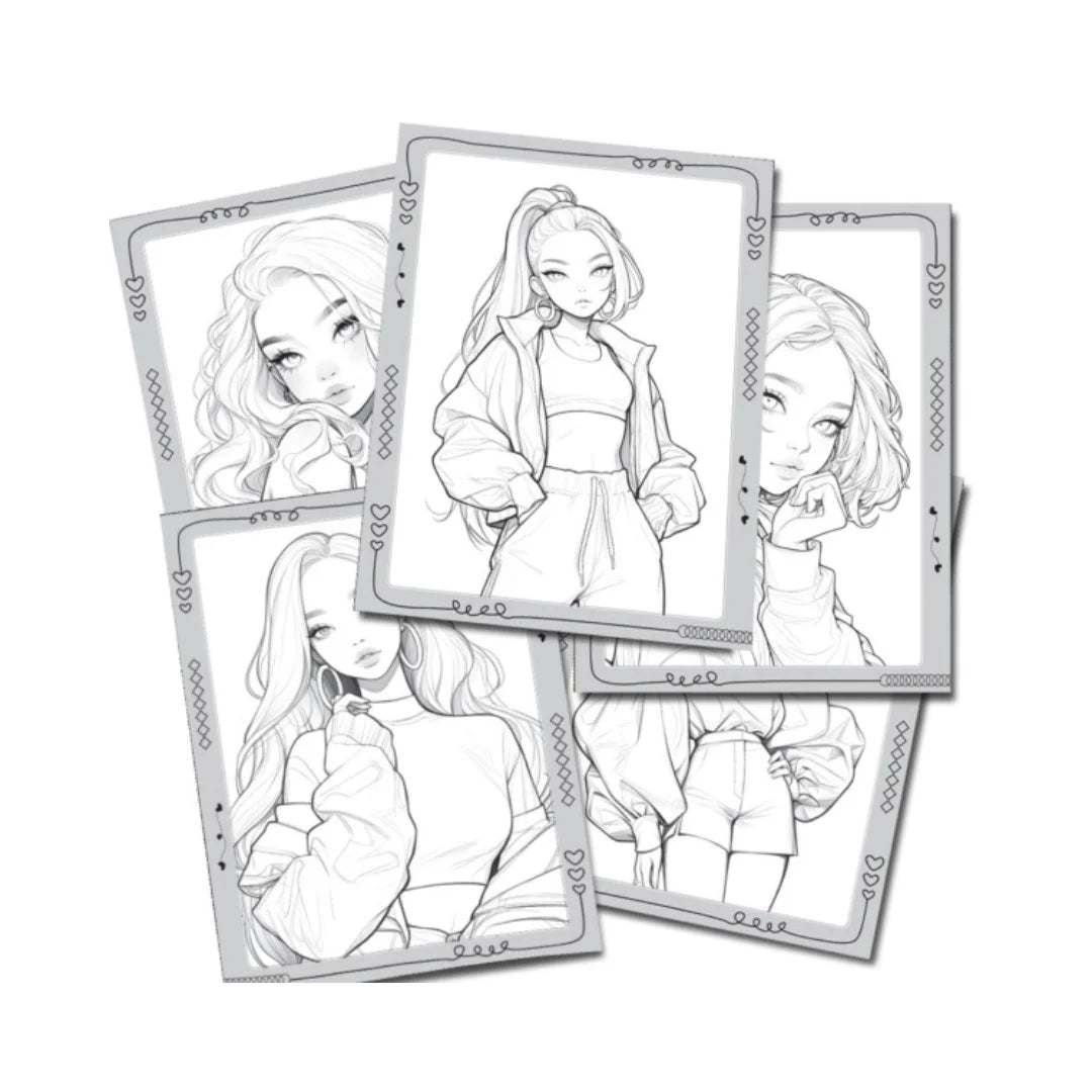 STYLE STARS COLORING BOOK 1