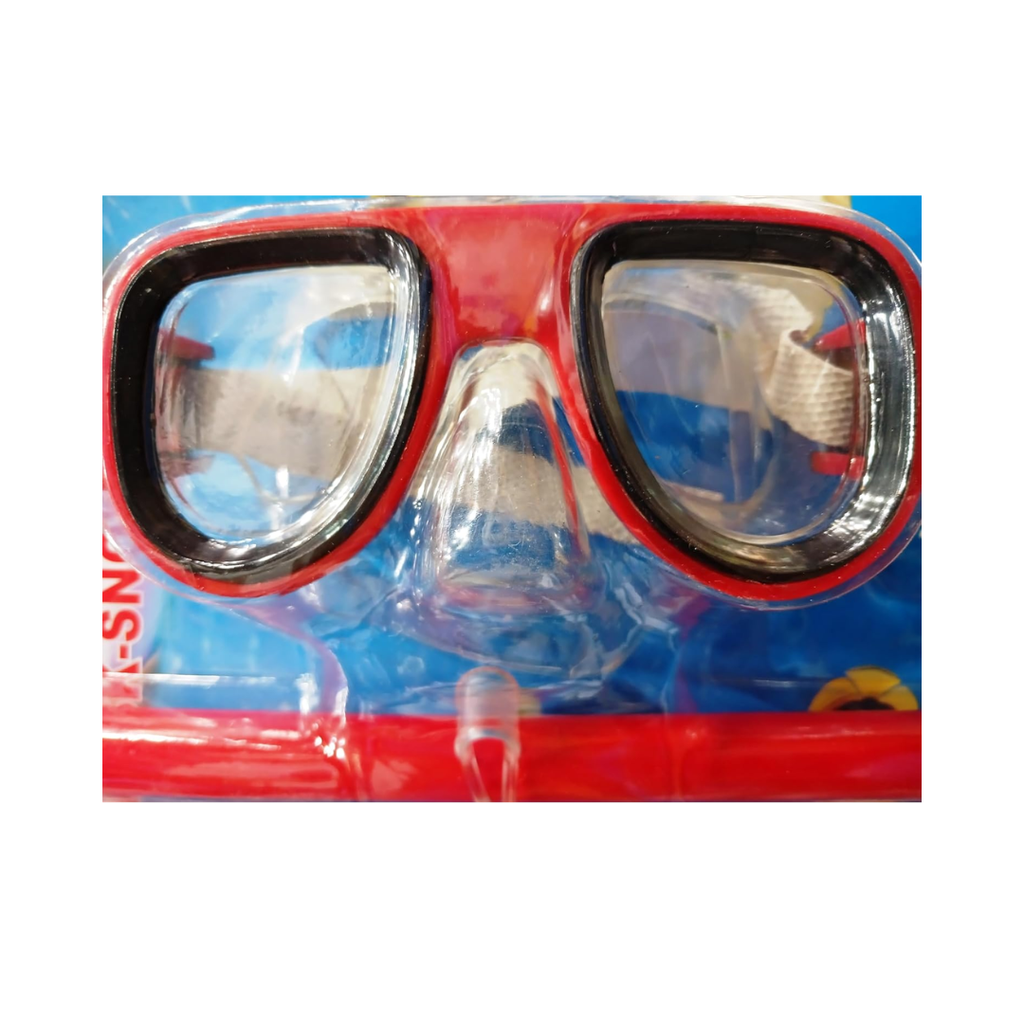 JB Implex Junior Swim & Snorkel Gear Set – Dual-Lens Anti-Leak Diving Mask with Nose Cover & Ergonomic Breathing Tube (4+ Years)