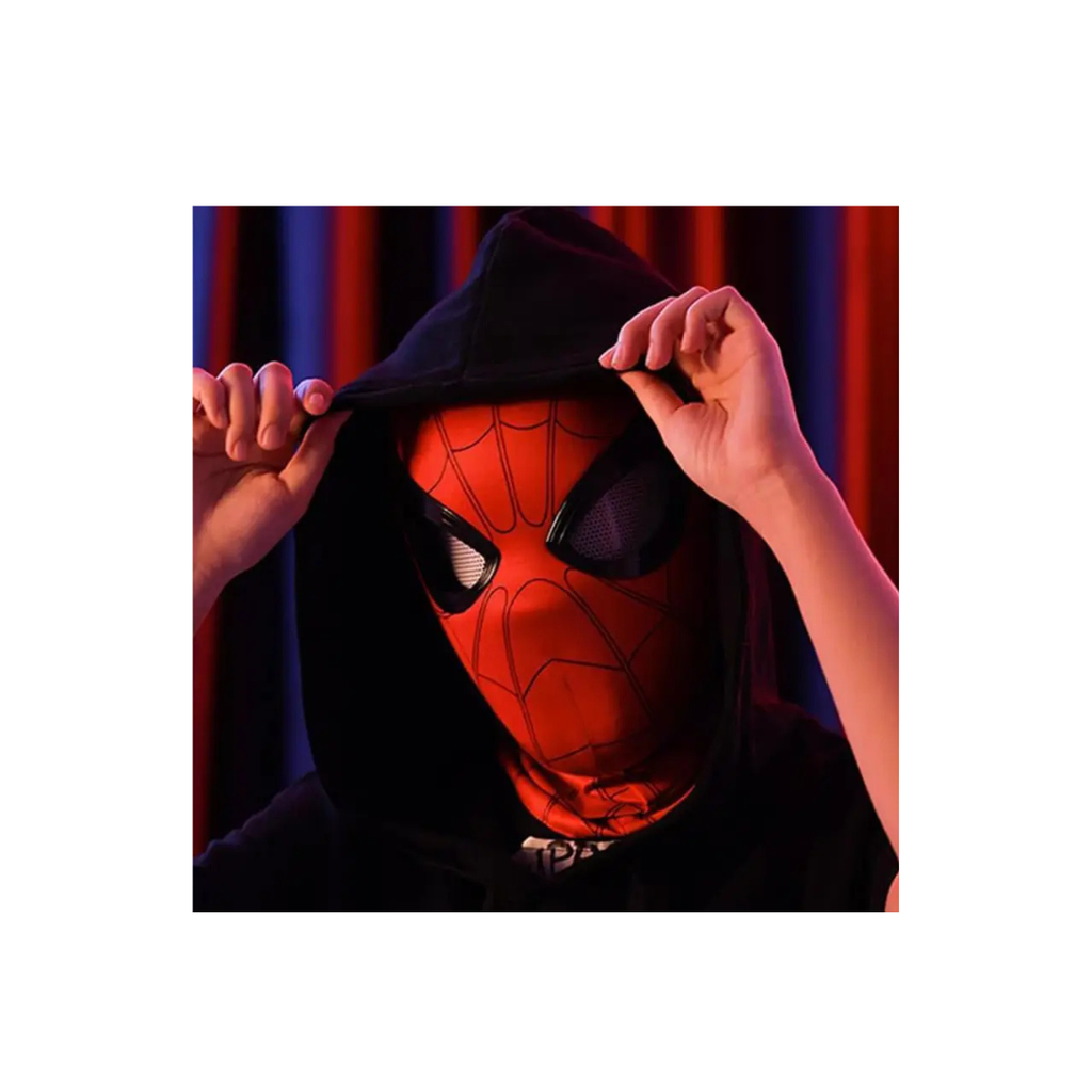 Spider-Man Moving Eyes Mask for Kids – Superhero Costume Mask