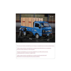 JUGU Remote Control Kei Carriage Truck,1:16 Scale, 2.4GHz, LED Lights, Multi-Directional Control with Water Spray Function, rc Truck, Van